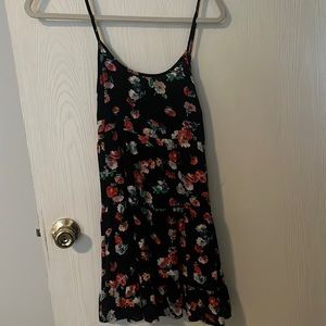 Black Floral tank top